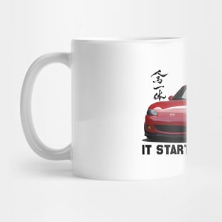 Mazda Miata / MX5 NB - Jinba Ittai, it all started in japan Mug